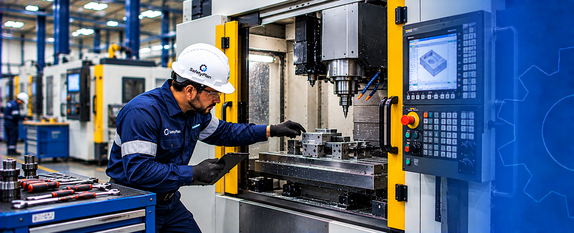 Adequação NR12 para Centro de Usinagem CNC - SafetyPlan
