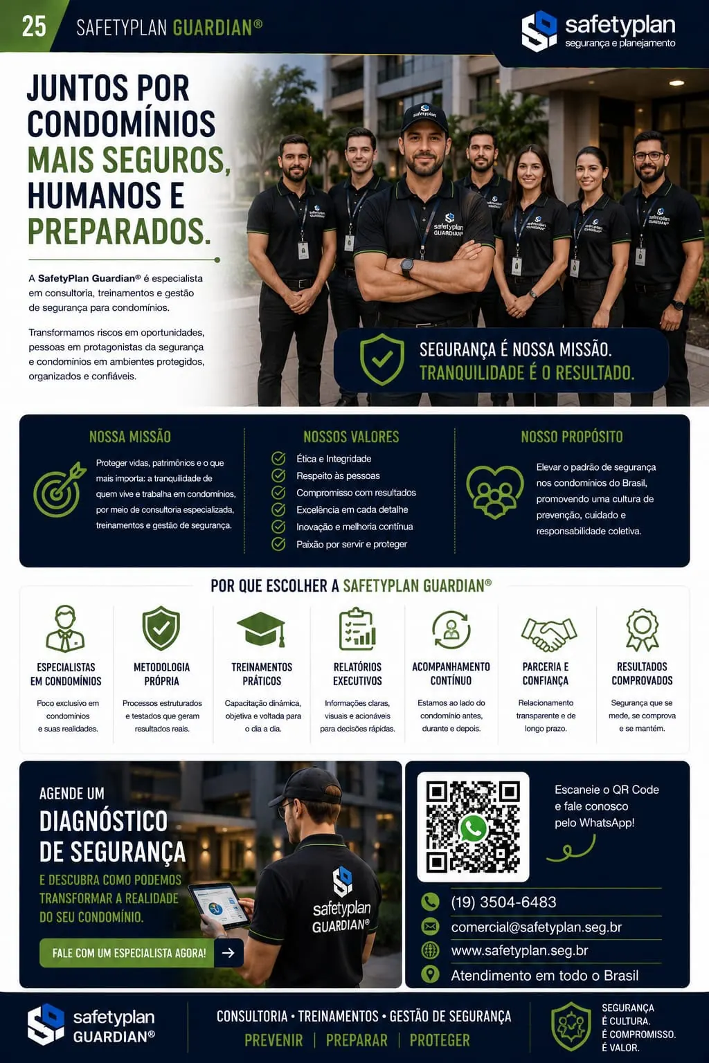 Benefícios da consultoria e plano de segurança condominial