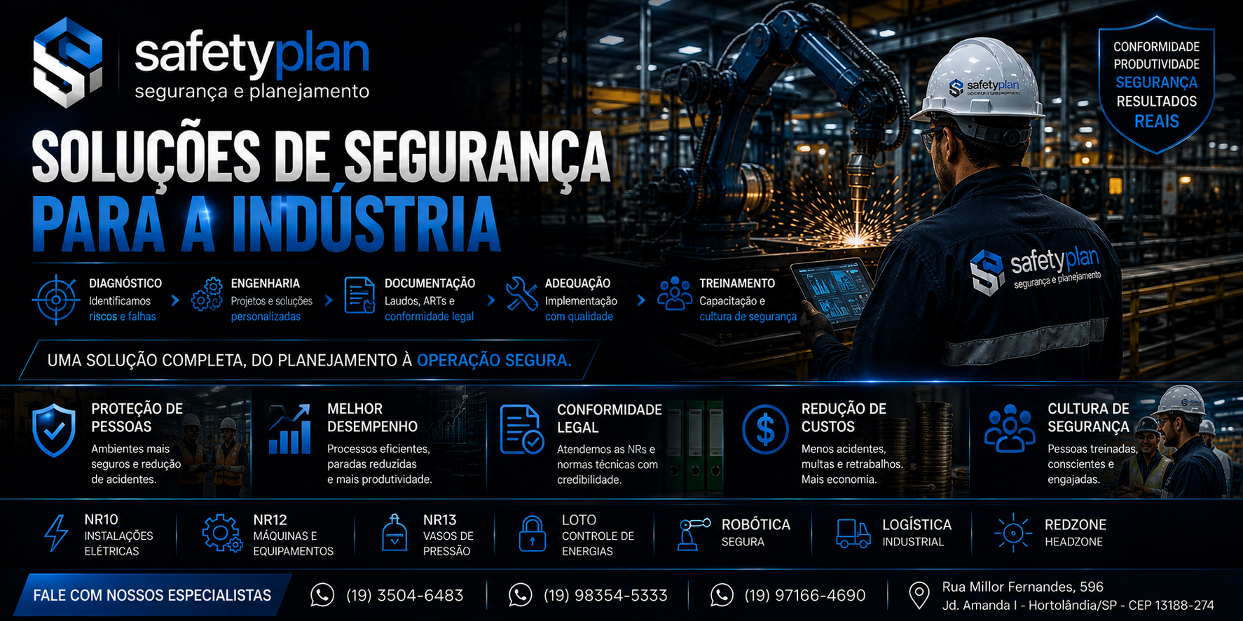 Soluções completas de segurança para indústrias em Campinas
