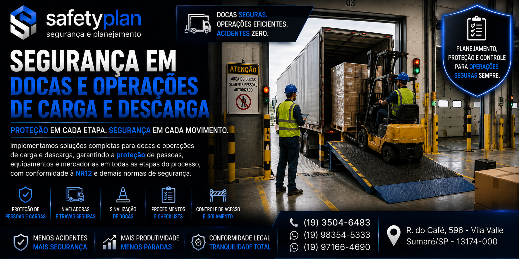 Segurança em docas carga e descarga